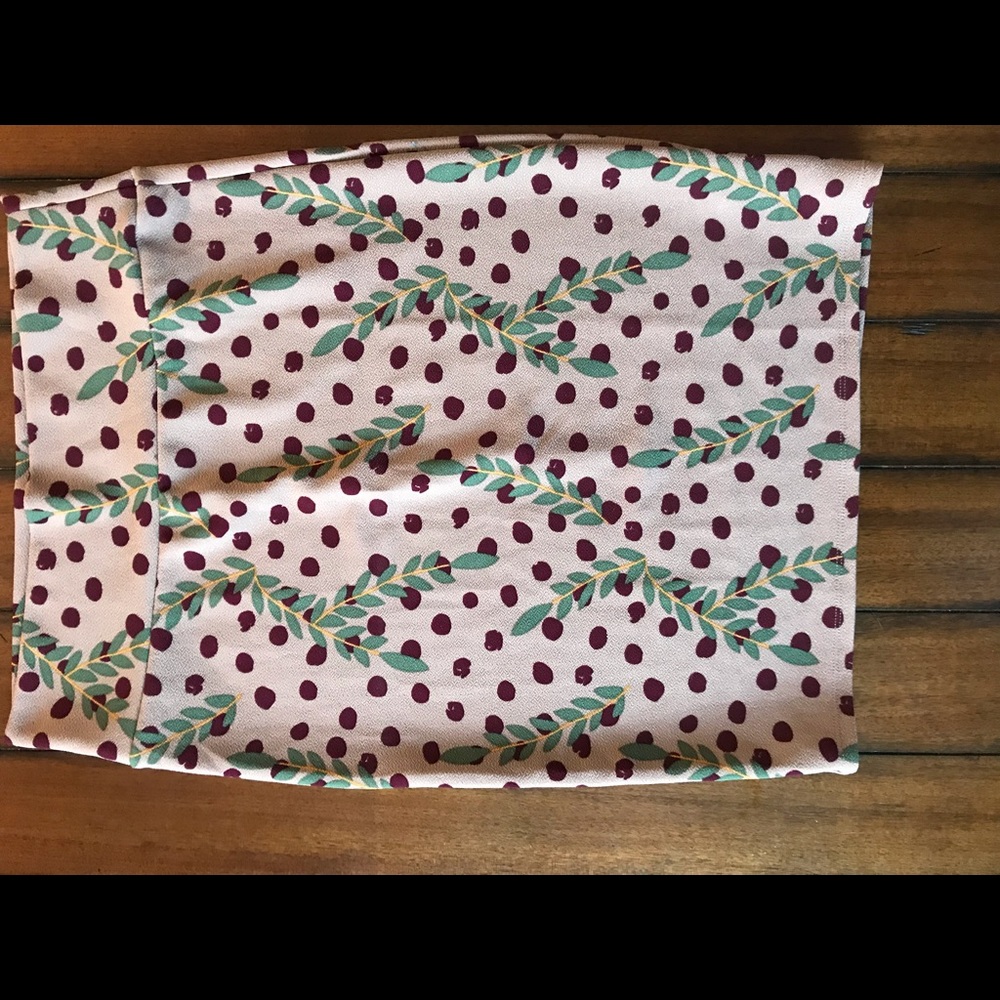 Cranberry Pencil Skirt